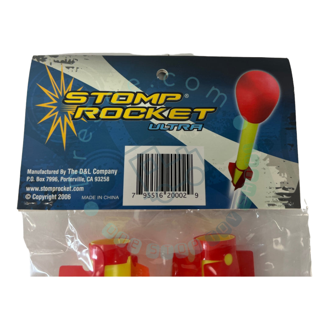 Stomp Rocket - The Original Stomp Rocket Ultra 2 pack Rockets Refill - 2 Rockets kit - STEM