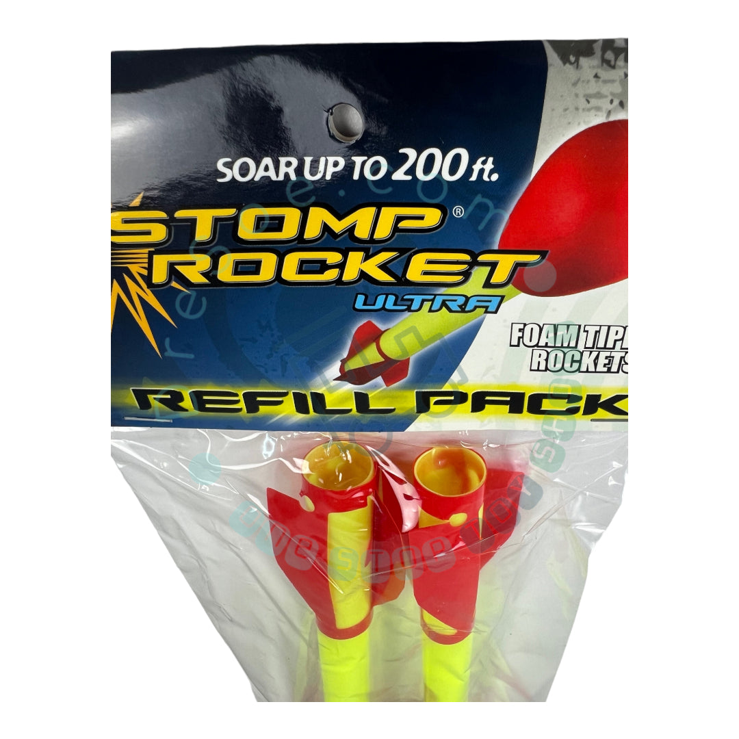 Stomp Rocket - The Original Stomp Rocket Ultra 2 pack Rockets Refill - 2 Rockets kit - STEM